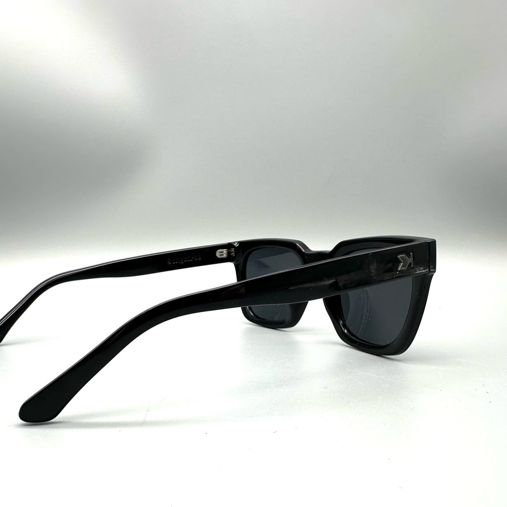 Knockaround Songbirds- Piano Black Black Square Polarized Sunglasses 50-19-145 - Picture 4 of 7